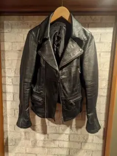Real Leather ライダースジャケット 英国製 サイズ34 英国製/希少】Real Leather社 ライダースジャケット サイズ38 - メルカリ