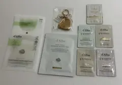 d'Albaダルバ パック２種（２枚）・サンプル5種・ハートミラーキーホルダー