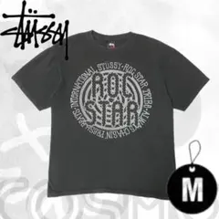Stussy-Roc Star スタジャン ブラック/ホワイト　ＸＬ 中古・古着通販】stussy (ステューシー) スタジャン ブラック