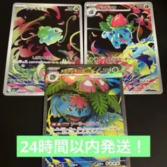 【ポケモンカード】メガフシギバナex SR フシギソウar フシギダネ　ar