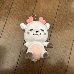 しかまろくん キーホルダー ホワイト