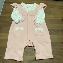 新品　西松屋　子供服　ベビー服　70 ピンクのサムネイル