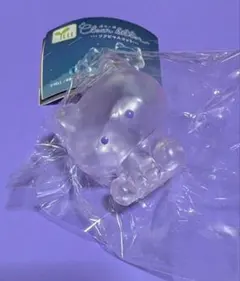 Clear Kitten（透明子猫）…ソフビマスコット…parpleパープル