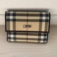 BURBERRY チェック柄 三つ折り財布