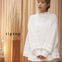 tiptop フリル付きホワイトシャツのサムネイル
