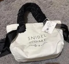 SNIDEL HOME リボン付きトートバッグ