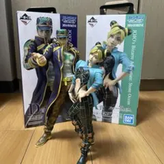 バンダイ ジョジョの奇妙な冒険 1番くじフィギュア 空条承太郎＆空条徐倫