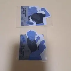 呪術廻戦 ジャンプフェスタ ダイカットステッカー 五条悟