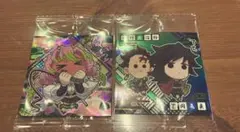 鬼滅の刃 ホログラムキャラクターシール2枚セット
