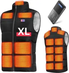 【未使用】電熱ベストXLサイズ＋モバイルバッテリー付