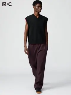 ユニクロC スウェットワイドパンツ