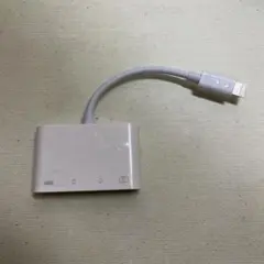 iPhone iPad SDカードリーダー 4in1 USB 転送 バックアップ
