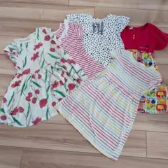 夏物ワンピース【5着】まとめ売り120〜130