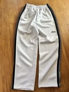 アシックス　グレー トレーニングパンツ XL