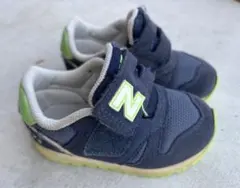 New Balance ネイビー/ライム スニーカー