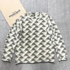 mont-bell クリマプラス プリント ライトスウェット フリース XL