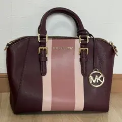MICHAEL KORS レディースバッグ ピンク　バーガンディ　レッド　エンジ