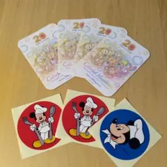 東京ディズニーランド 、ディズニーシー20周年 ミッキーマウスシールセット
