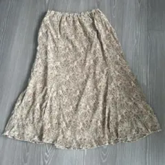 新品未使用品　アーバンリサーチURBAN RESEARCH ロングスカート花柄
