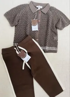 新品Grown ◆hand crochet shirt&Milano Pant