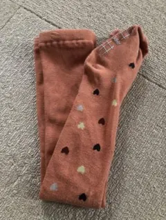 AMPERSAND ハート柄 ベビータイツ