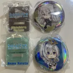 ホロライブ ガチャ 缶バッジ&スタンド 天音かなた 獅白ぼたん