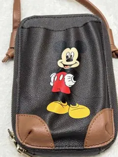 ミッキーマウス スマホショルダーバッグ
