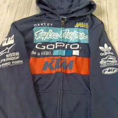 KTM フード付きパーカー ネイビー