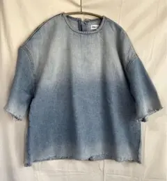 ZARAダメージデニムトップス