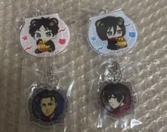 進撃の巨人　エレン　ミカサ　アクキー