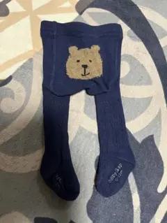 baby gap ケーブルニットタイツ 0-12M くまタイツ　くまさん