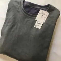 【新品】PLUS ONEハイゲージダブルフェイス7分袖Tシャツのサムネイル