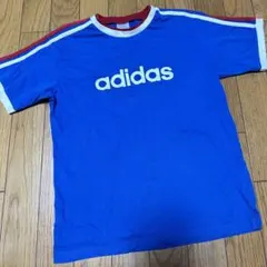 美品☆adidas☆トリコロールカラーtシャツ☆150cm