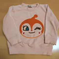 ドキンちゃんトレーナー 薄いピンク　アンパンマン