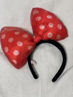 ミニー・マウス 水玉リボンカチューシャ