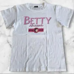 BETTY BOOP プリントTシャツ M USA製 コットン100% 白 半袖
