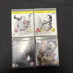 アクションセット　PS3ソフト　４本セット　バイオ　スト4 如く　売り尽くし☆