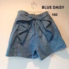 【新品】BLUEDAISY 160 バックリボンショートパンツ デニム