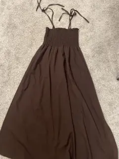 Forever ブラウンキャミワンピース