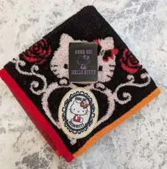 【希少】ANA SUIキティ ちゃんタオル ハンカチ綿100％可愛いコラボ