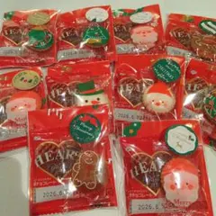 クリスマスプチギフト　10袋 お配りお菓子　お菓子プチギフト