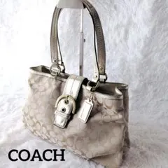 COACH コーチ F13742 シグネチャー ソーホー トートバッグ y2k - メルカリ
