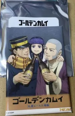 ゴールデンカムイ 札幌ビール工場編　しかく缶バッジ