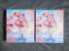 桜ミク AMP＋フィギュア～桜ドレスver.～ 2個セット