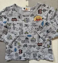 アンパンマン 長袖Tシャツ カットソー　100cm