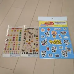 ハロウィンシール、ニコちゃんシール、ヤンヤンつけボーシール3つセット