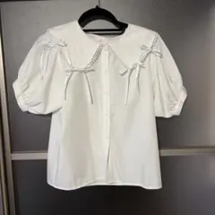 【merry jenny】ピコレースribbonブラウス