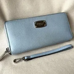 MICHAEL KORS 長財布 ライトブルー ストラップ付のサムネイル