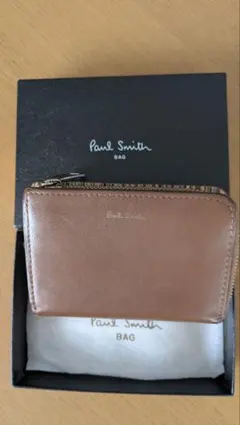 Paul Smith ブラウンレザーコインケース