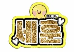 SEHUN EXO セフン 文字 ネームボード ネムボ うちわのサムネイル